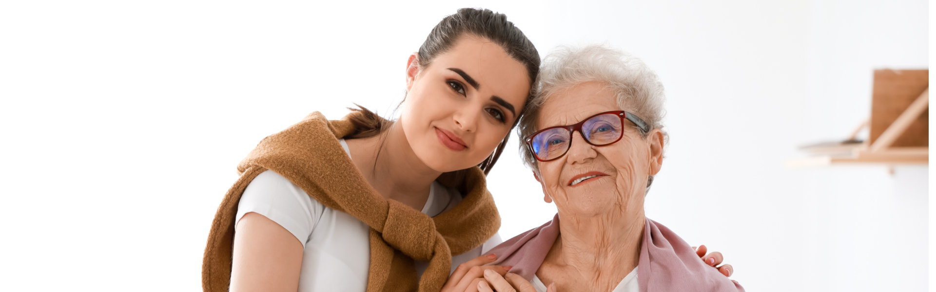 women smiling together