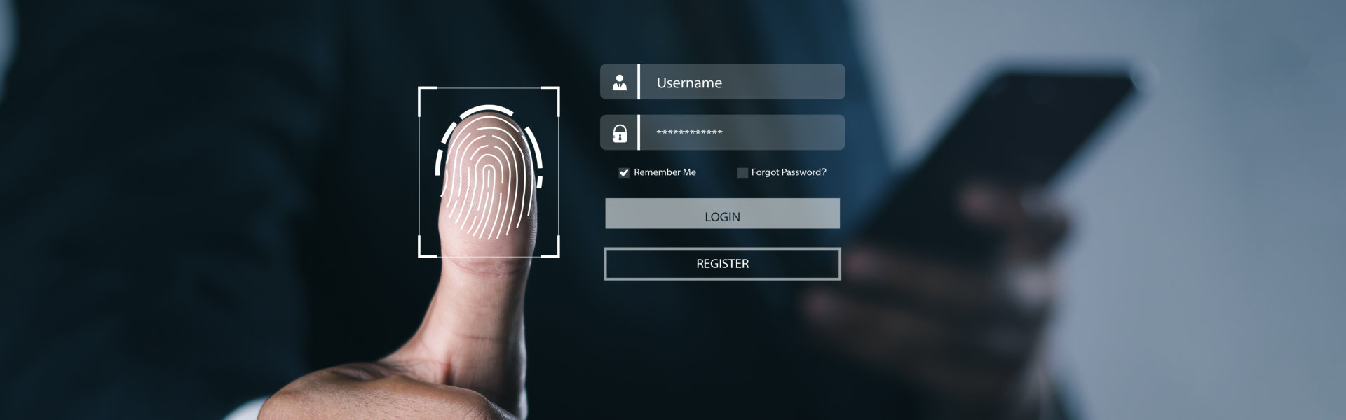 login using fingerprint