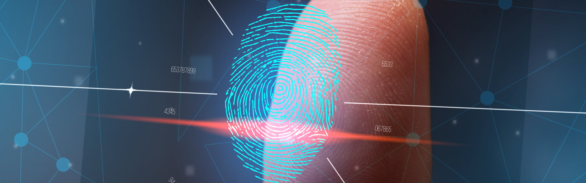 scanning of fingerprint